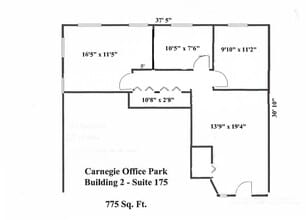 600 N Bell Ave, Carnegie, PA to rent Site Plan- Image 1 of 1