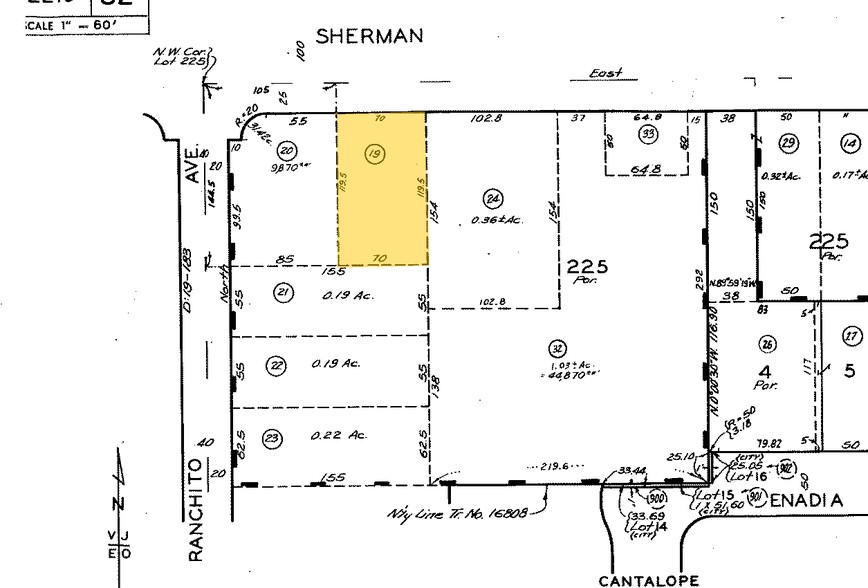 13850 Sherman Way, Van Nuys, CA for sale - Plat Map - Image 2 of 3