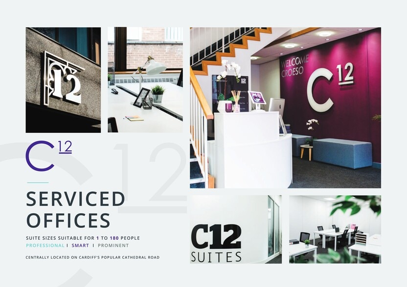 12 Cathedral Rd, Cardiff to rent - Site Plan - Image 2 of 2