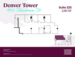 1905 Sherman St, Denver, CO for rent Floor Plan- Image 1 of 2