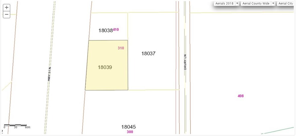 300 N Hwy 51, Brookhaven, MS for sale - Plat Map - Image 2 of 2