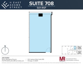 11 E Adams St, Chicago, IL to rent Floor Plan- Image 1 of 3