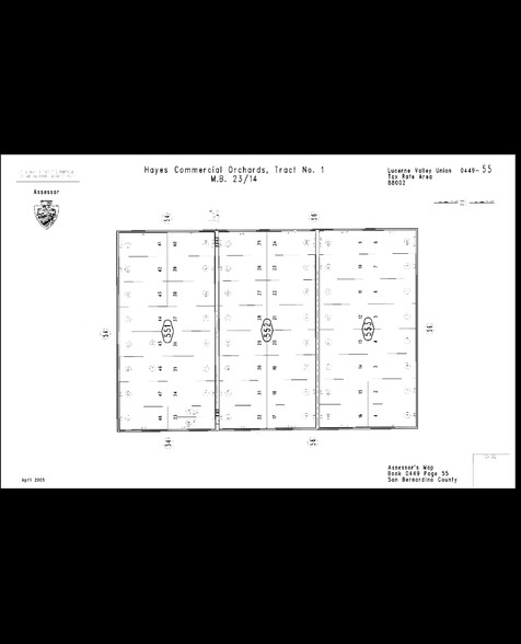 N E End Rd, Lucerne Valley, CA for sale - Plat Map - Image 3 of 3