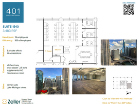 401 N Michigan Ave, Chicago, IL for rent Floor Plan- Image 1 of 1