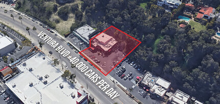 12616 Ventura Blvd, Studio City, CA - aerial  map view - Image1