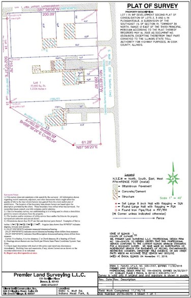 6980 Wolf Rd, Indian Head Park, IL for rent - Plat Map - Image 2 of 2