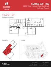 2500 W Higgins Rd, Hoffman Estates, IL to rent Floor Plan- Image 2 of 2