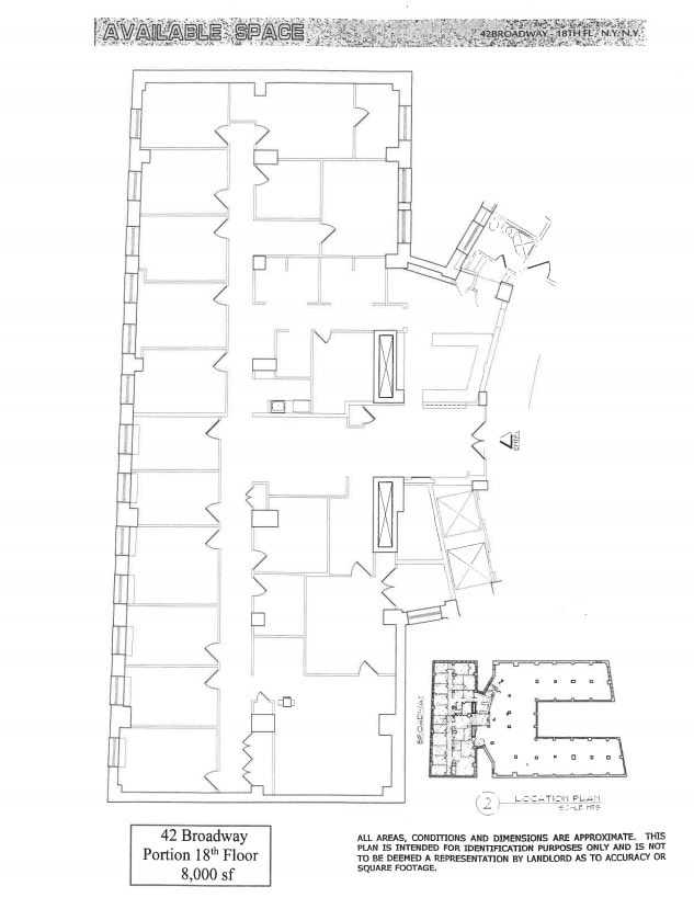 42 Broadway, New York, NY to rent Floor Plan- Image 1 of 1