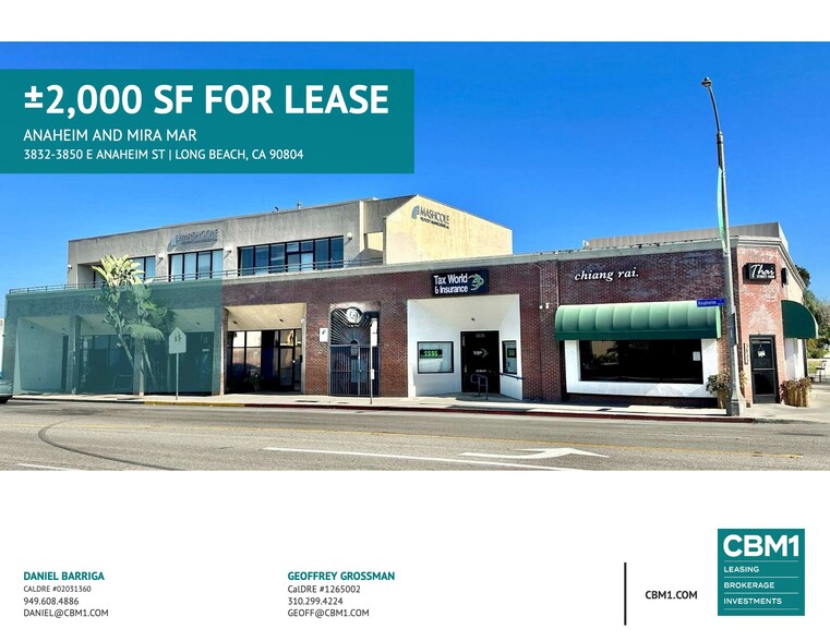 3832-3850 E Anaheim St, Long Beach, CA for rent - Building Photo - Image 1 of 9