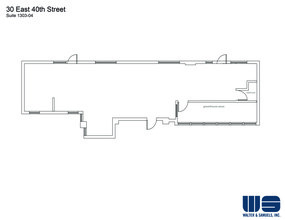 30 E 40th St, New York, NY for rent Floor Plan- Image 1 of 6