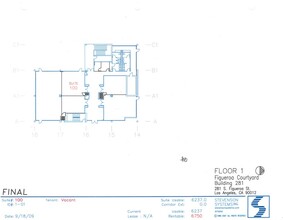 261 S Figueroa St, Los Angeles, CA for rent Floor Plan- Image 2 of 2