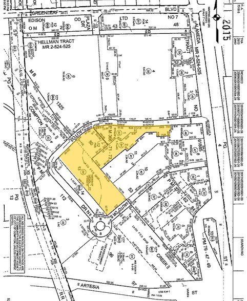 200-208 Towne Center Dr, Compton, CA for rent - Plat Map - Image 2 of 8