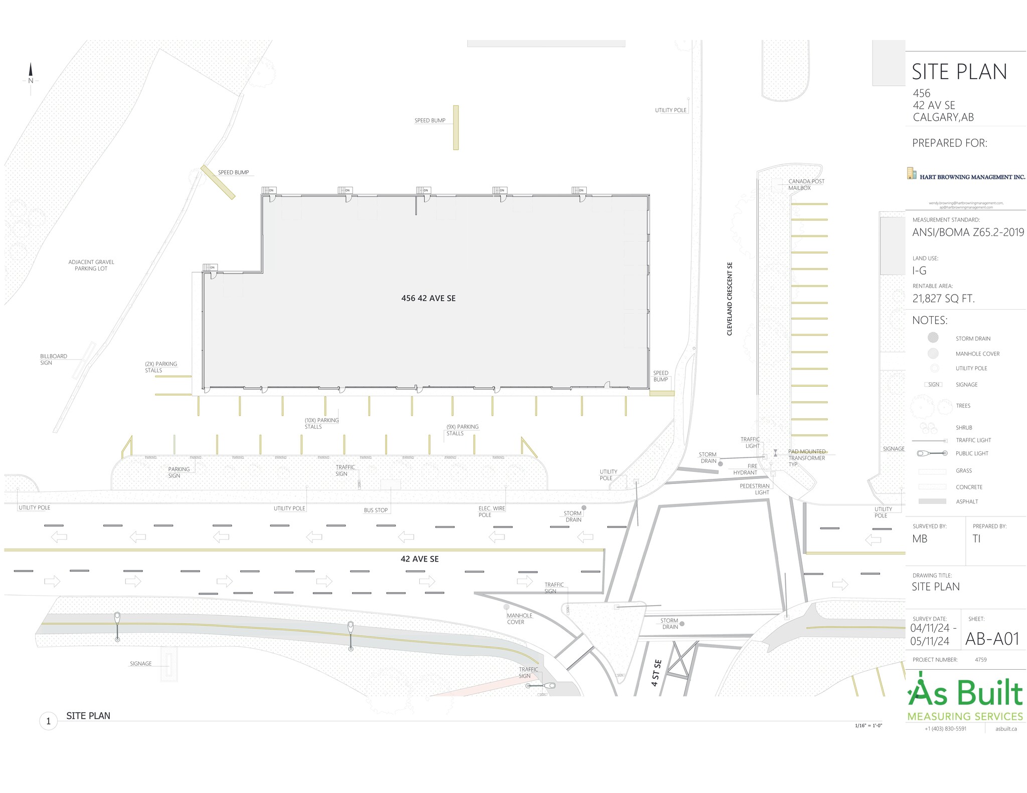 456-468 42nd Ave SE, Calgary, AB to rent Site Plan- Image 1 of 1