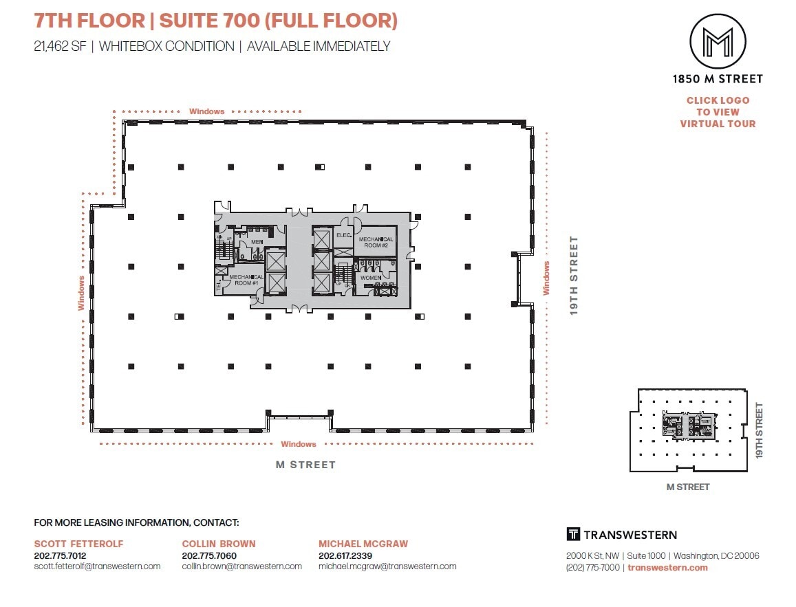 1850 M St NW, Washington, DC to rent Floor Plan- Image 1 of 1