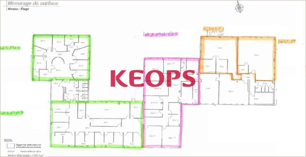 6 Avenue Édouard Serres, Colomiers to rent - Floor Plan - Image 2 of 3