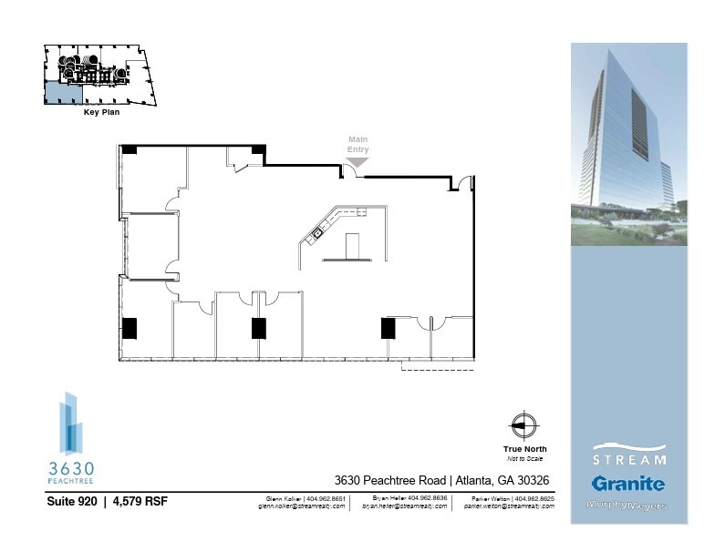 3630 Peachtree Rd NE, Atlanta, GA to rent Floor Plan- Image 1 of 1