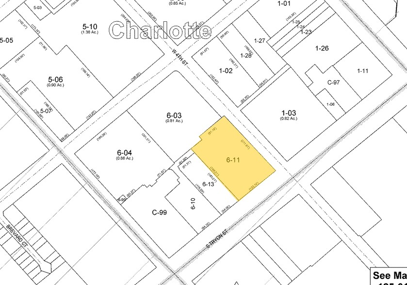 200 S Tryon St, Charlotte, NC for rent - Plat Map - Image 2 of 23