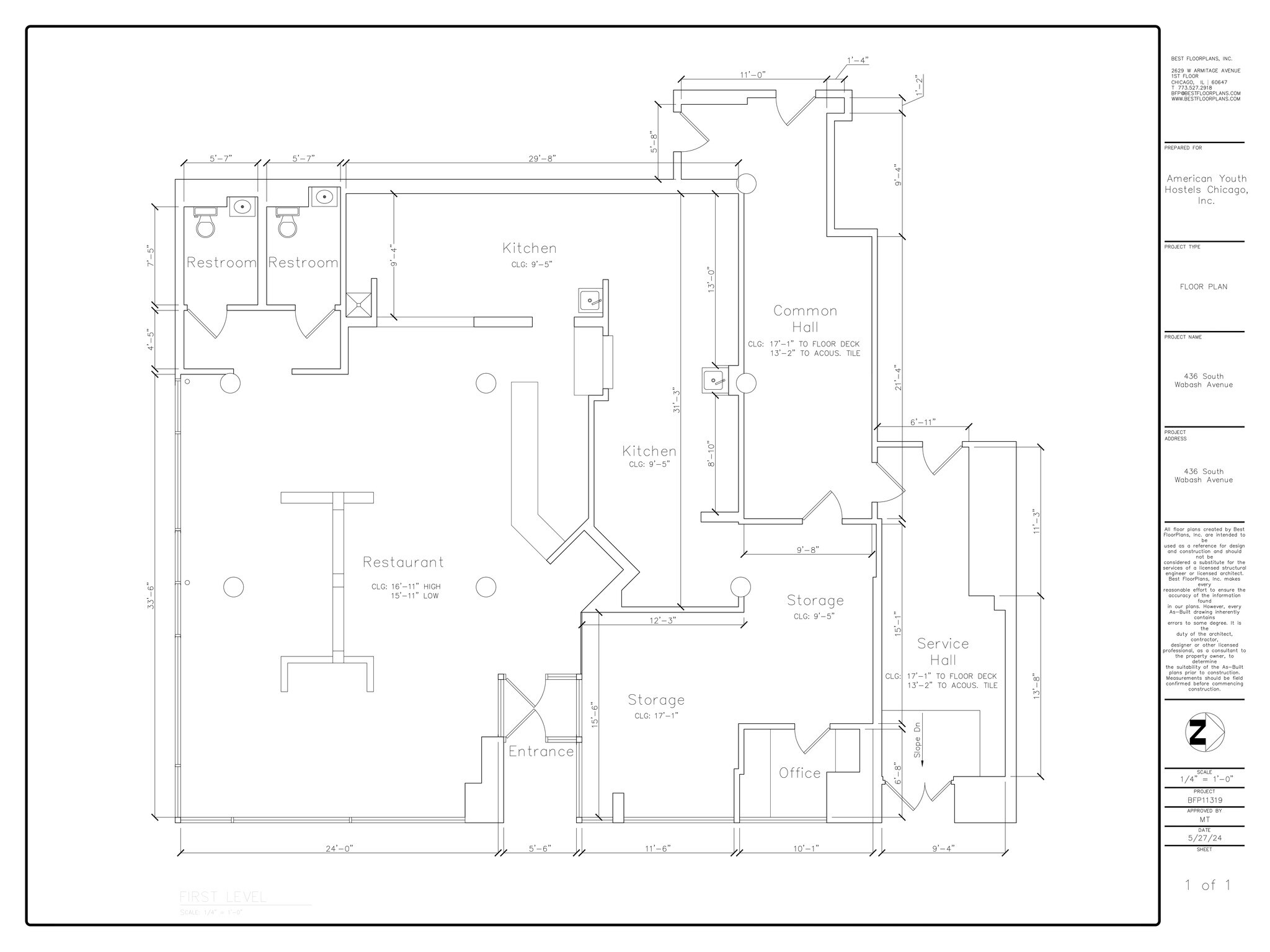 24 E Ida B Wells Dr, Chicago, IL to rent Site Plan- Image 1 of 2