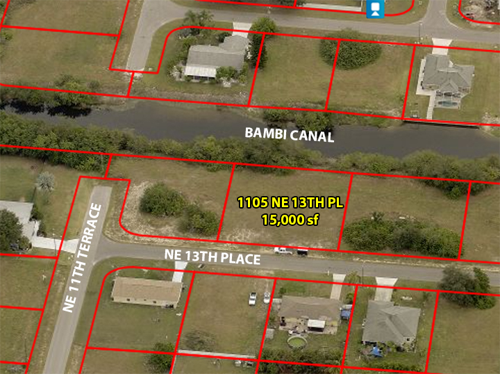 1105 13th Pl, Cape Coral, FL for sale - Aerial - Image 1 of 1