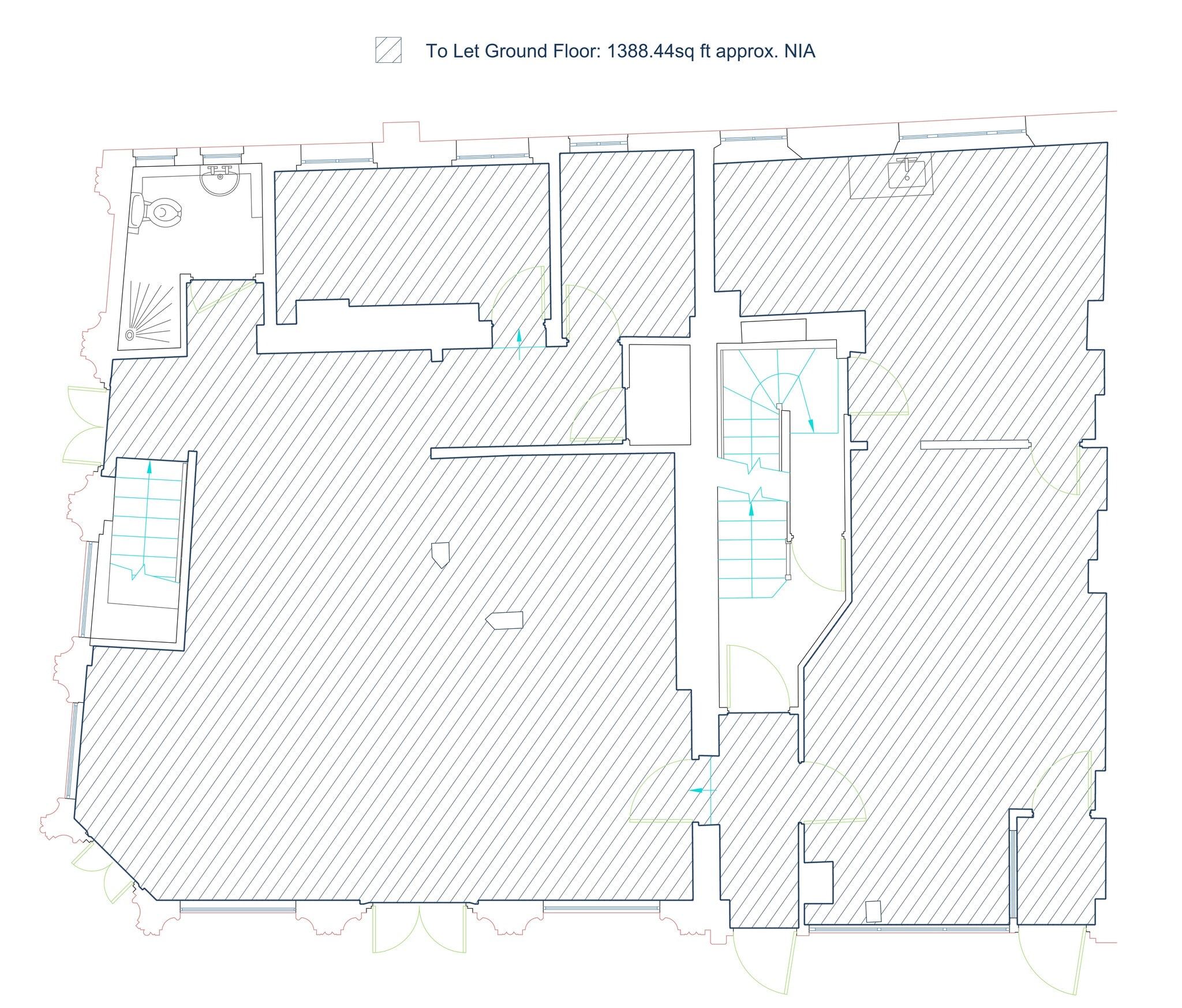 134-136 Seymour Pl, London to rent Site Plan- Image 1 of 3