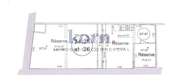 Retail in Boulogne-Billancourt to rent - Floor Plan - Image 2 of 2