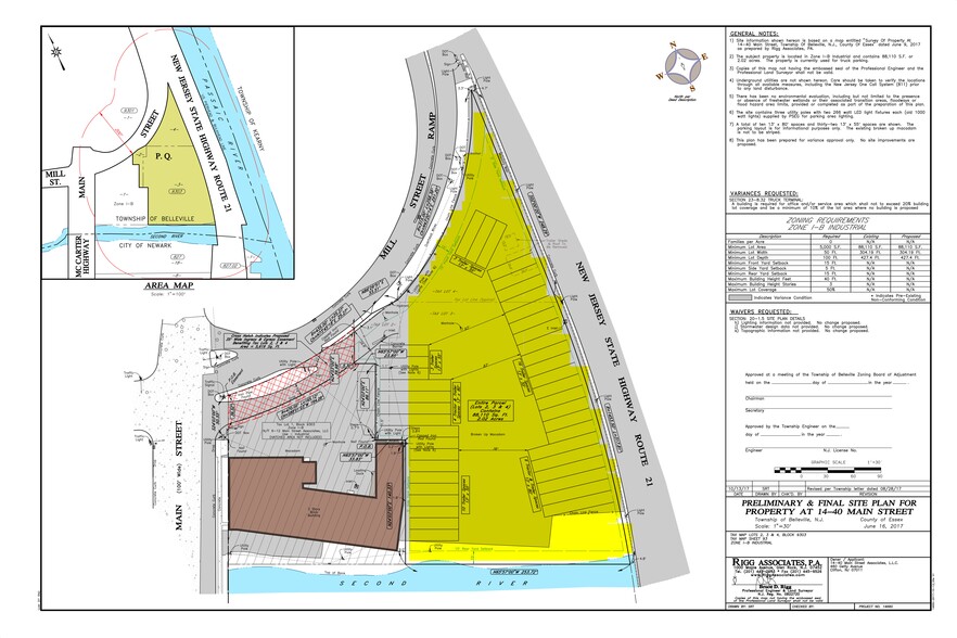 14-40 Main St, Belleville, NJ for rent - Site Plan - Image 1 of 2