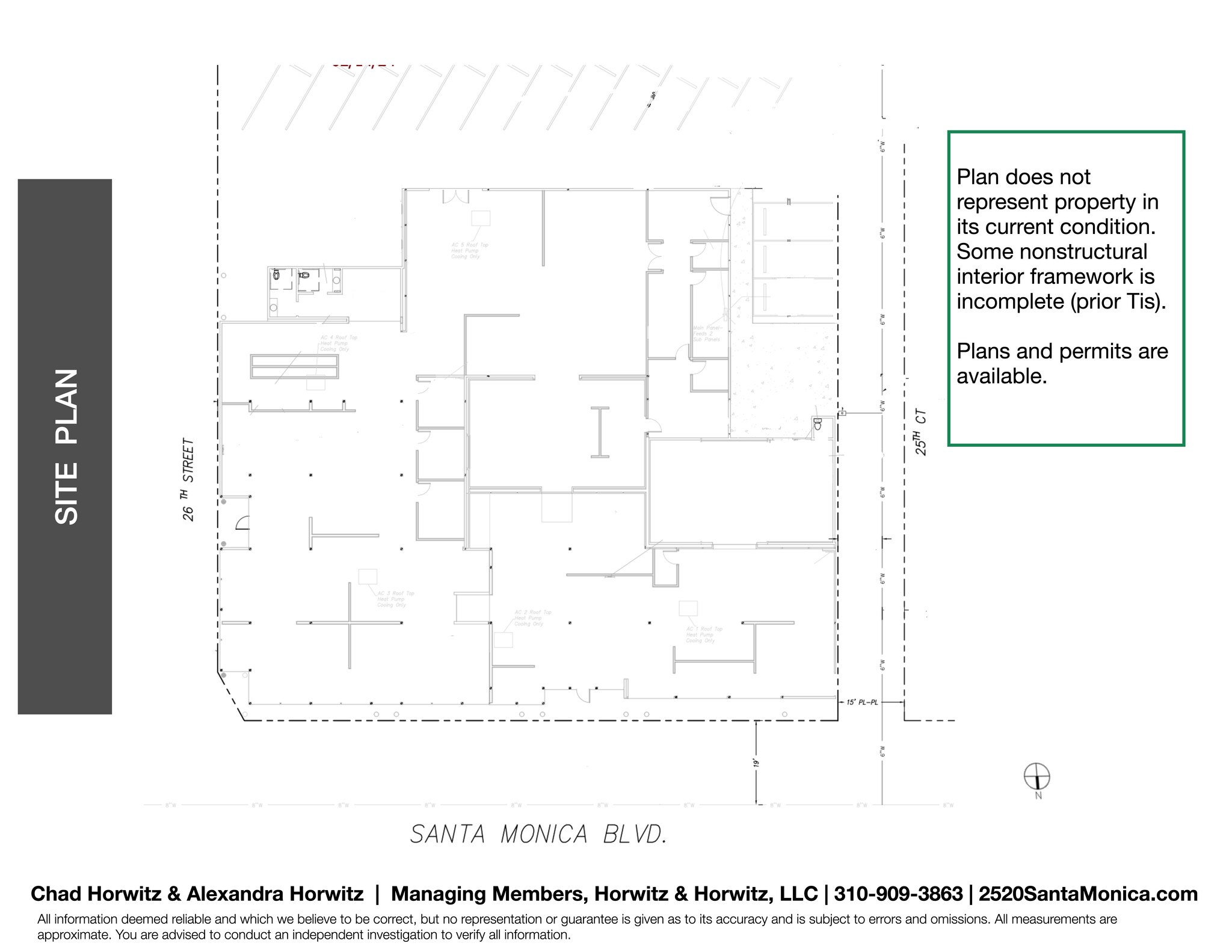 2520 Santa Monica Blvd, Santa Monica, CA for rent Site Plan- Image 1 of 1