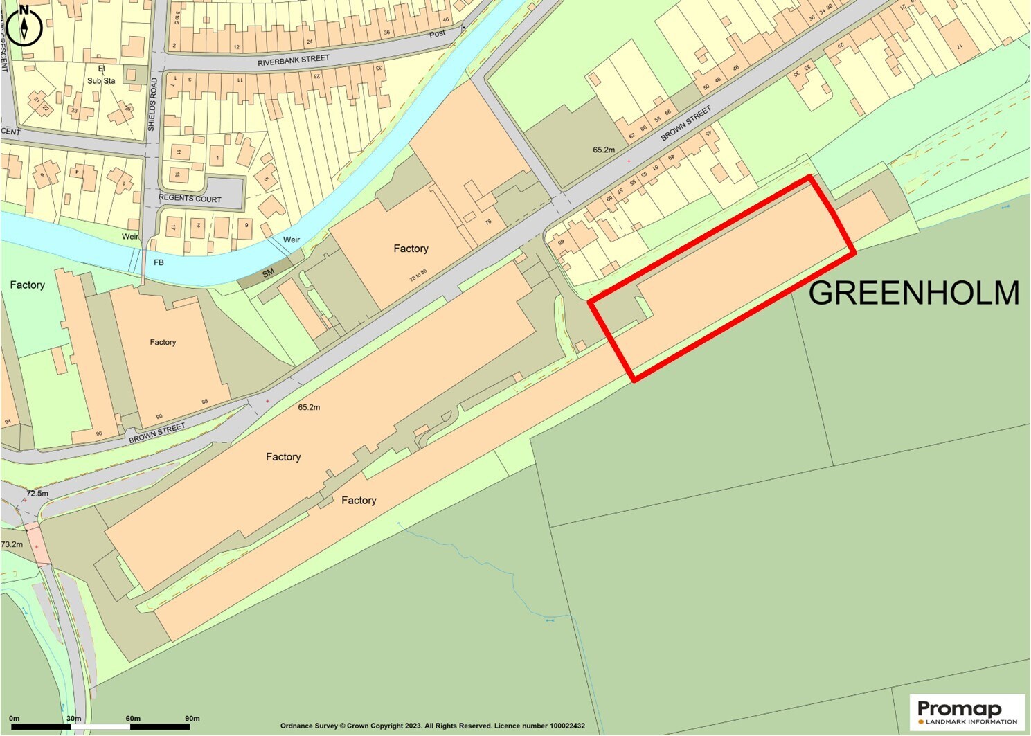 67-77 Brown St, Newmilns to rent Site Plan- Image 1 of 1