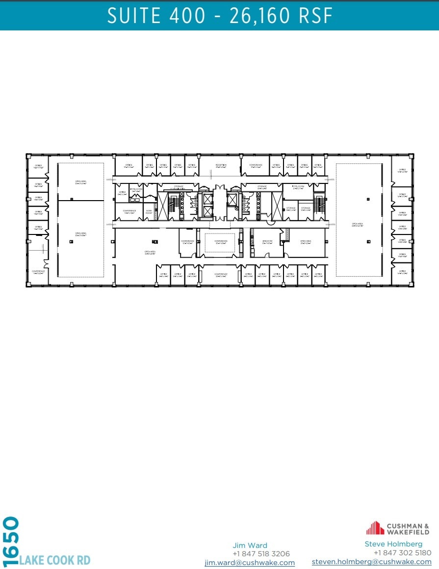 1650 Lake Cook Rd, Deerfield, IL to rent Floor Plan- Image 1 of 1