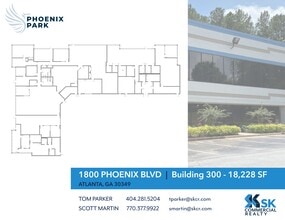 1800 Phoenix Blvd, Atlanta, GA to rent Site Plan- Image 2 of 2