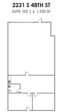 2105 S 48th St, Tempe, AZ for rent Floor Plan- Image 1 of 1