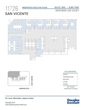 11726 San Vicente Blvd, Los Angeles, CA for rent Floor Plan- Image 1 of 1