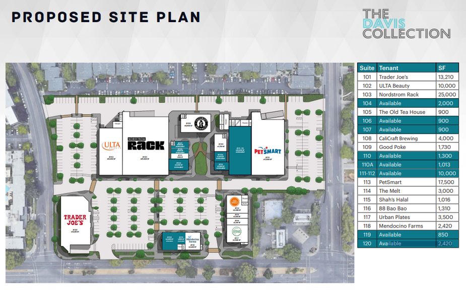 737-885 Russell Blvd, Davis, CA for rent - Site Plan - Image 3 of 4