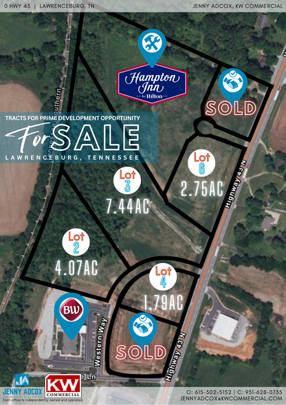 Hwy 43, Lawrenceburg, TN for sale - Building Photo - Image 1 of 9