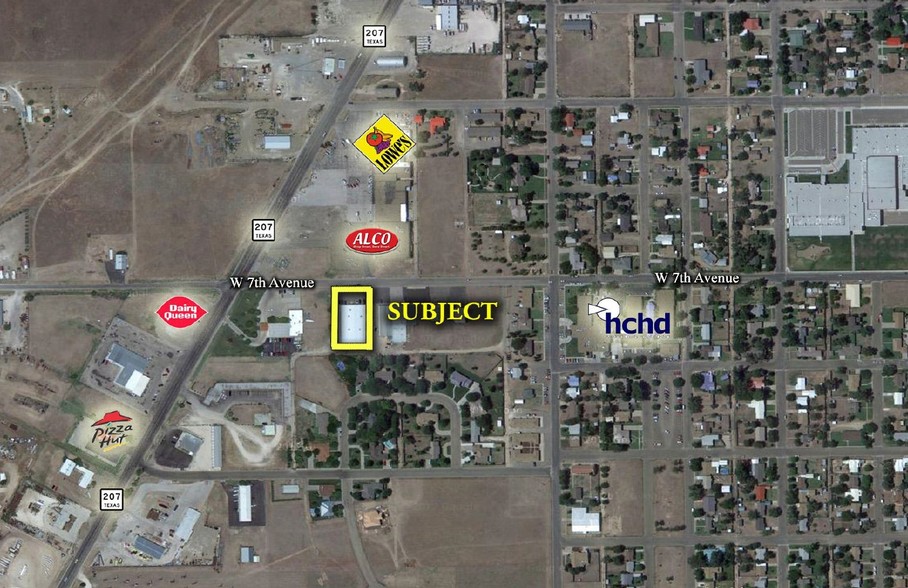 723 W 7th Ave, Spearman, TX for sale - Aerial - Image 3 of 5