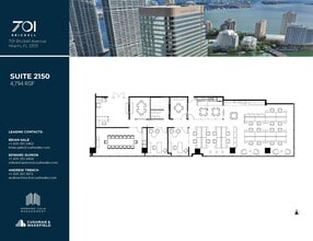 701 Brickell Ave, Miami, FL to rent Floor Plan- Image 1 of 1