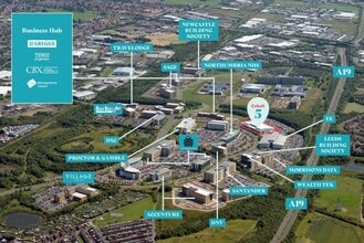 Silver Fox Way, Newcastle Upon Tyne, TWR - Aerial  map view