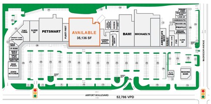 3952-3980 Airport Blvd, Mobile, AL for rent Site Plan- Image 1 of 1