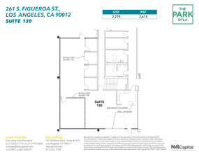 261 S Figueroa St, Los Angeles, CA for rent Floor Plan- Image 1 of 6