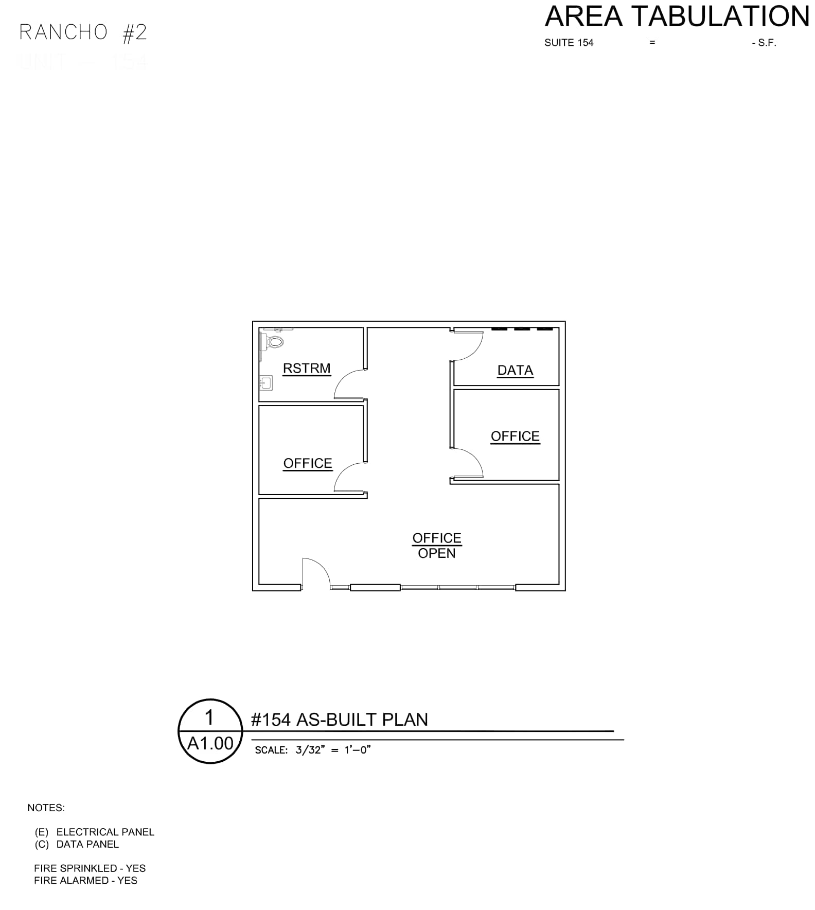 3013 N Rancho Dr, Las Vegas, NV to rent Floor Plan- Image 1 of 1