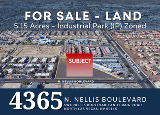 More details for 4365 N Nellis Blvd, Las Vegas, NV - Land for Sale