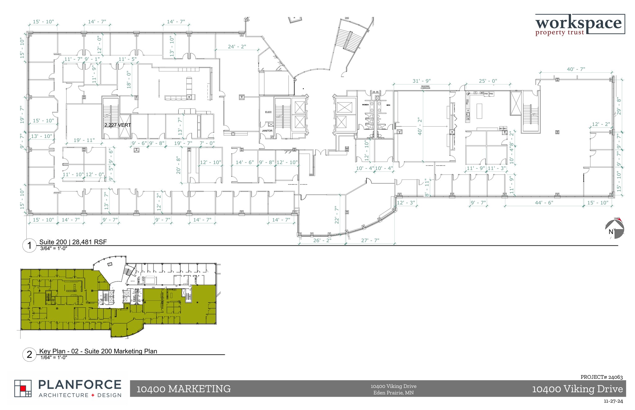 10400 Viking Dr, Eden Prairie, MN for rent Site Plan- Image 1 of 3