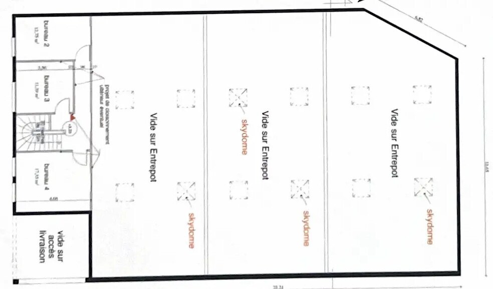Light Industrial in Saint-Leu-la-Forêt to rent - Floor Plan - Image 2 of 2