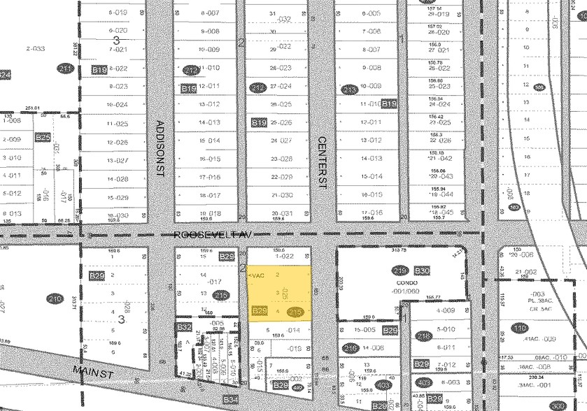 14-22 N Center St, Bensenville, IL for sale - Plat Map - Image 1 of 1