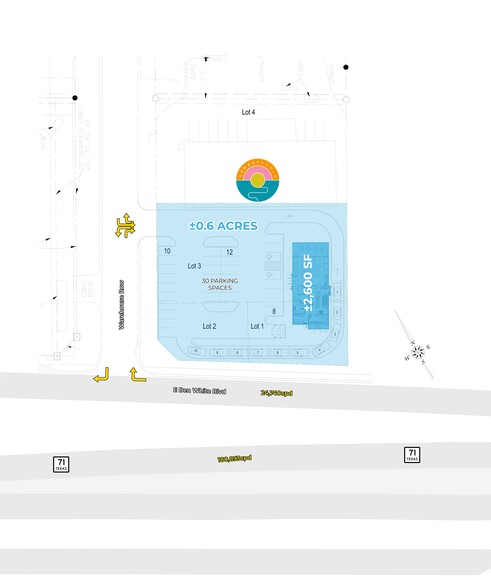 4005 Warehouse Rd, Austin, TX for rent - Site Plan - Image 1 of 3