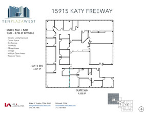 15915 Katy Fwy, Houston, TX for rent Floor Plan- Image 2 of 2