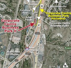 6255-6285 Corporate Dr, Colorado Springs, CO - aerial  map view