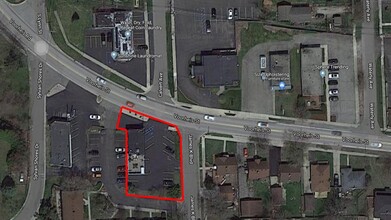 2409 Voorheis St, Pontiac, MI - aerial  map view