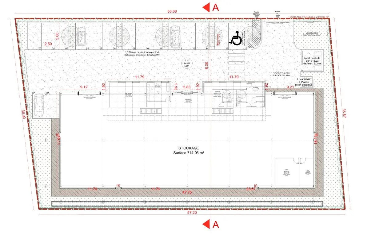 Light Industrial in Ennery to rent Floor Plan- Image 1 of 2