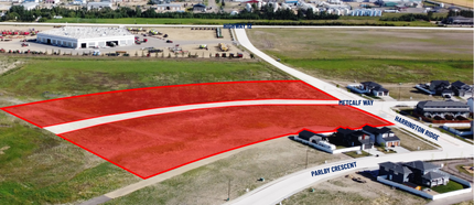 Hwy 12, Lacombe, AB for sale Aerial- Image 1 of 3